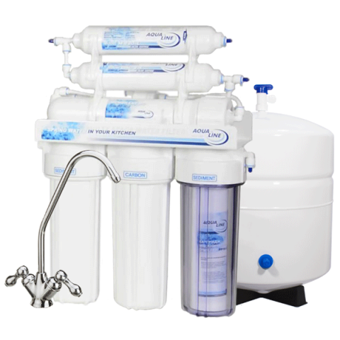 Фильтр с обратным осмосом AquaLine RO-6