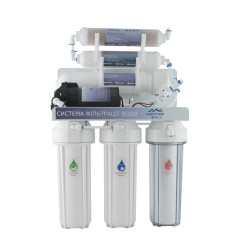 Фільтр зі зворотним осмосом GLETCHER RO-6+ з насосом