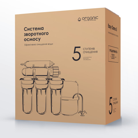 Фільтр з зворотнім осмосом Organic Easy Osmo 5