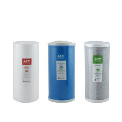 Комплект картриджів Big Blue 10" Raifil UDF-CBC (дехлорування)