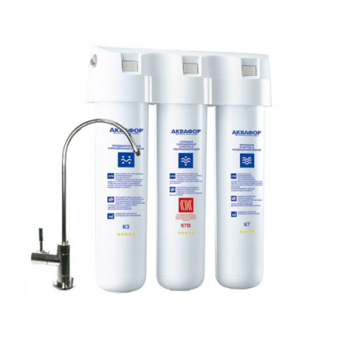 Проточний фільтр АКВАФОР Кристалл ЕКО (з ультрафільтраційною мембраною)