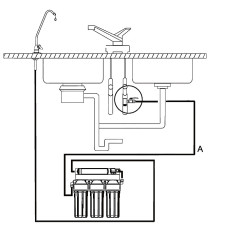 Проточний фільтр Aquafilter FP3-HJ-K1 з UF мембраною