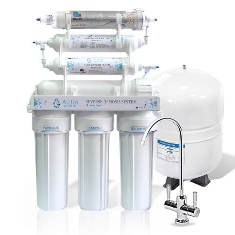 Фільтр з зворотнім осмосом AquaMarine RO-7 Antioxidant
