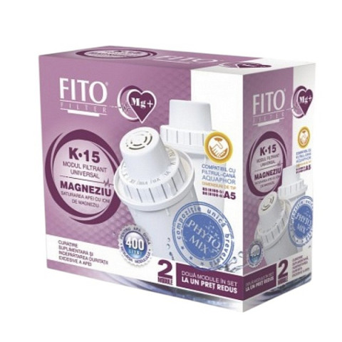 Картридж для фильтра кувшина Аквафор FitoFilter К15 Mg+ с магнием 2 шт.
