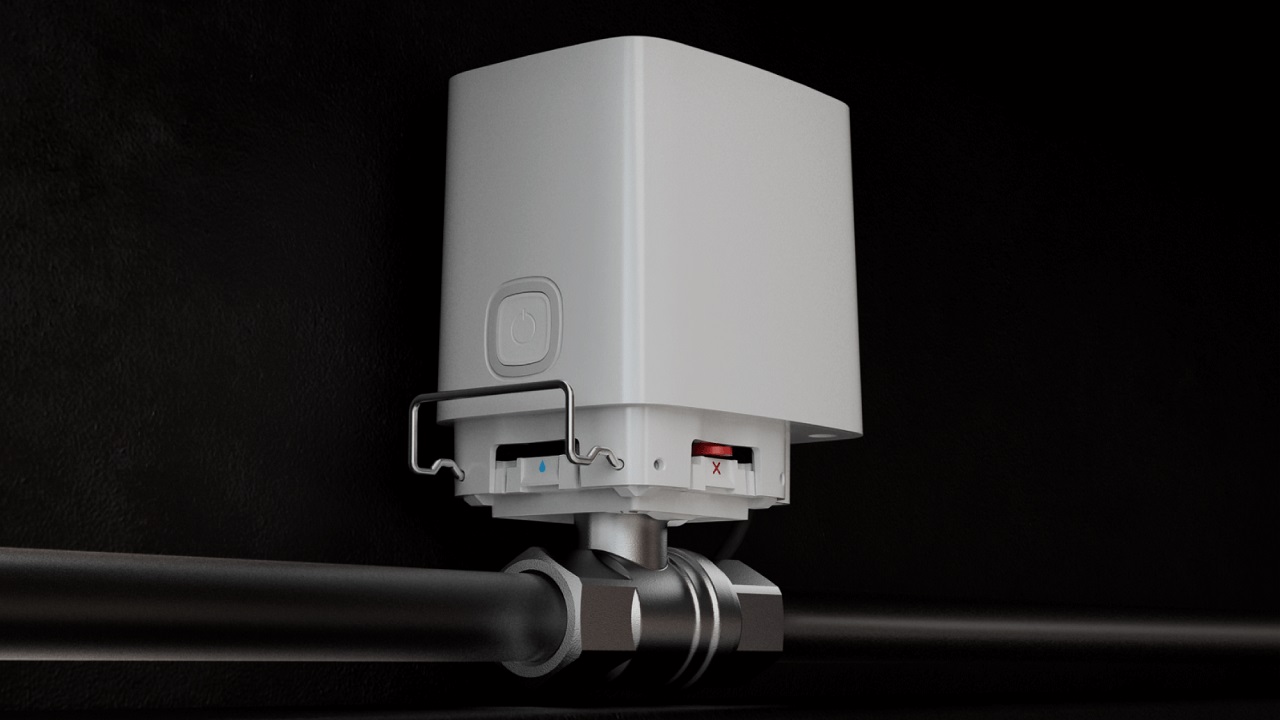 Кран з електроприводом Ajax WaterStop (½" valve) (Білий)