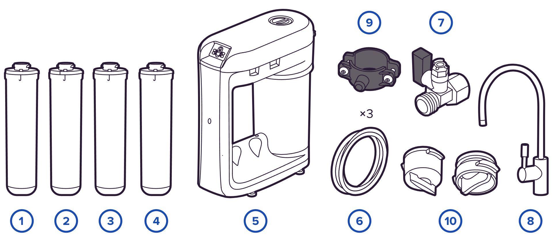 Фільтр із зворотним осмосом Аквафор Моріон RO-202S