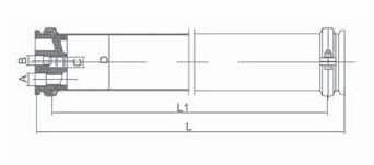 Корпус мембрани сталевий 8" SUS 304-8040